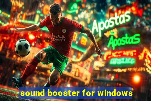 sound booster for windows